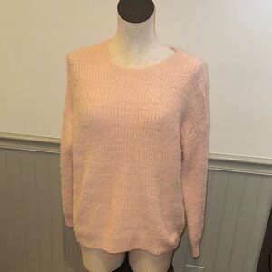 Lumiere Soft Blush Crew Neck Sweater size M